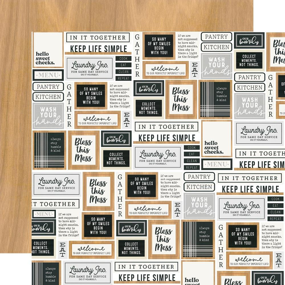 Simple Stories - Hearth & Home - Double-Sided Cardstock 12