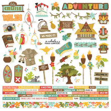 Load image into Gallery viewer, Simple Stories - Collection Kit 12&quot;X12&quot; - Say Cheese Adventure At The Park. This 12x12 Collection includes 6 sheets of double-sided 12x12 Designer Cardstock including cut apart Element Sheets and a 12x12 Cardstock Sticker Sheet with 83 stickers. Available at Embellish Away located in Bowmanville Ontario Canada.
