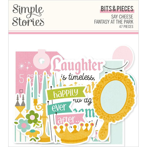 Simple Stories - Say Cheese Fantasy At The Park - Bits & Pieces Die-Cuts - 47/Pk. This package includes 47 Die Cut Cardstock Pieces. Die-Cuts are a great addition to scrapbook pages, greeting cards and more! Made in USA. Embellish Away located in Bowmanville Ontario Canada.