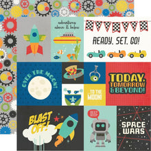 Load image into Gallery viewer, Simple Stories - Collection Kit 12&quot;X12&quot; - Say Cheese Tomorrow At The Park. This Collection includes 6 sheets of double-sided 12x12 Designer Cardstock including cut apart Element Sheets and a 12x12 Cardstock Sticker Sheet with 88 stickers; 94 pieces. Available at Embellish Away located in Bowmanville Ontario Canada.
