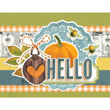 Load image into Gallery viewer, Simple Stories - Simple Cards - Card Kit - Harvest Wishes - Country Harvest. This card kit includes (29) Chipboard Pieces, (59) Die-Cut Bits &amp; Pieces, (8) 4.25 x 5.5 White Cardstock Bases and Complete Step-By-Step Instructions.. Made in USA. Available at Embellish Away located in Bowmanville Ontario Canada. card 7

