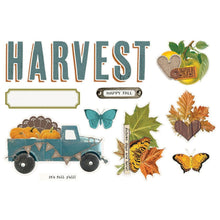 Load image into Gallery viewer, Simple Stories - Simple Pages Page Pieces - Harvest - Country Harvest. This package includes 10 Large Die Cut Cardstock Pieces. Made in USA. Available at Embellish Away located in Bowmanville Ontario Canada.
