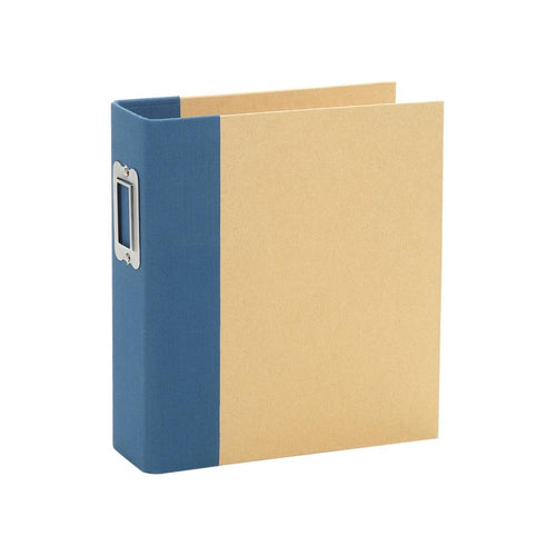 Simple Stories - Sn@p! Binder 6X8 - Navy. This binder includes a variety of pages, pockets, and dividers so you can easily create a personalized album filled with your cherished memories.  Available at Embellish Away located in Bowmanville Ontario Canada. 