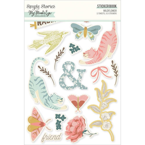 Simple Stories - Sticker Book - 12/Sheets - Wildflower - 513/Pkg. Creatively embellish any project of your choice. Be it for scrapbooks, photo albums, or planners, the eye-catching pieces are guaranteed to add style on any artwork! Available at Embellish Away located in Bowmanville Ontario Canada.