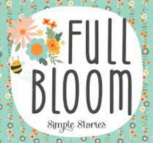 Load image into Gallery viewer, Simple Stories - Double-Sided Cardstock 12&quot;X12&quot; - Full Bloom - Single Sheets.  Collection Logo
