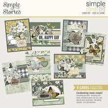 गैलरी व्यूवर में इमेज लोड करें, Simple Stories - Simple Cards Card Kit - Rise &amp; Shine - Weathered Garden. Make your cards stand out! This package contains (20) Chipboard Pieces, (55) Die-Cut Bits &amp; Pieces, (8) 4.25 x 5.5 White Cardstock Bases and Complete Step-By-Step Instructions. Imported. Available at Embellish Away located in Bowmanville Ontario Canada.
