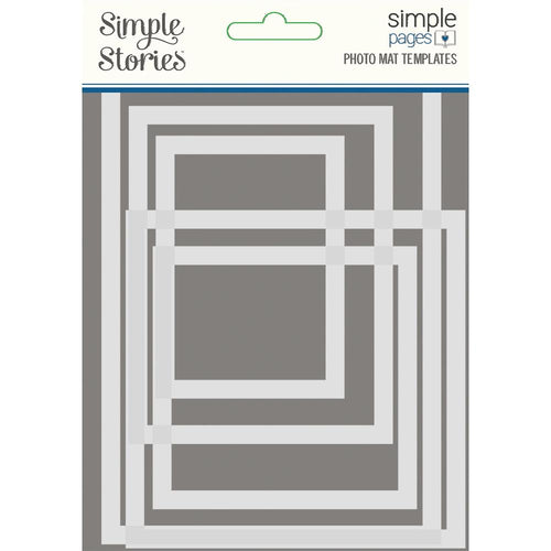 Simple Stories - Simple Pages Photo Mat Templates 5/Pkg.  this package includes various sizes: 2