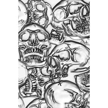 Load image into Gallery viewer, Sizzix - 3D Texture Fades Embossing Folder By Tim Holtz - Skulls. Use the embossing folders to turn ordinary cardstock, paper, metallic foil or vellum into an embossed, textured masterpiece. Available at Embellish Away located in Bowmanville Ontario Canada

