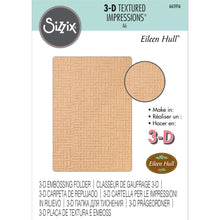 Charger l&#39;image dans la galerie, Sizzix - 3D Textured Impressions By Eileen Hull - Woven Leather. Show your artistic style using the Sizzix Woven Leather 3-D Textured Impressions Embossing Folder. Available at Embellish Away located in Bowmanville Ontario Canada.
