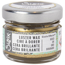 Cargar imagen en el visor de la galería, Sizzix - Effectz Luster Wax - 20ml - Rose Gold. Add shimmer and shine - it&#39;s that simple with our Luster Wax! Beeswax-based and infused with orange oil for smooth application and finish, our Luster Wax, Gold will give all our makes that extra shimmer! Available at Embellish Away located in Bowmanville Ontario Canada.
