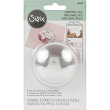 Load image into Gallery viewer, Sizzix - Making Essentials - Shaker Domes Circle - 2&quot; - 8/Pkg. Take your projects to the next dimension! Shaker domes are an essential for every interactive shaker card maker! This package contains between four and eight shaker domes. Comes in a variety of sizes and shapes. Each sold separately. Imported. Available at Embellish Away located in Bowmanville Ontario Canada.

