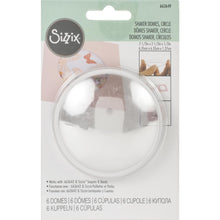 Load image into Gallery viewer, Sizzix - Making Essentials Shaker Domes - Circle 2.5&quot; - 6/Pkg. Take your projects to the next dimension! Shaker domes are an essential for every interactive shaker card maker! This package contains between four and eight shaker domes. Comes in a variety of sizes and shapes. Each sold separately. Imported. Available at Embellish Away located in Bowmanville Ontario Canada.
