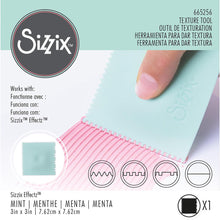 Load image into Gallery viewer, Sizzix - Making Tool Texture Tool - 3&quot;X3&quot; - Mint. Available at Embellish Away located in Bowmanville Ontario Canada.
