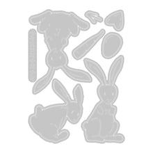 將圖片載入圖庫檢視器 Sizzix - Thinlits Dies By Tim Holtz - 15/Pkg - Bunny Stitch. Add bold bunnies to your crafts with this die set from Tim Holtz, perfect for Easter and Spring makes! With layering elements for an outlined effect, and even an accompanying carrot and egg. Available at Embellish Away located in Bowmanville Ontario Canada.
