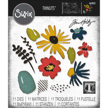 將圖片載入圖庫檢視器 Sizzix - Thinlits Dies By Tim Holtz - 11/Pkg - Modern Floristry. Available at Embellish Away located in Bowmanville Ontario Canada.
