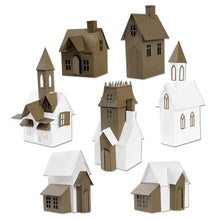 Charger l&#39;image dans la galerie, Sizzix - Thinlits Dies By Tim Holtz - Village Collection. Create your own unique village scenes with this incredible collection by Tim Holtz! This 87 piece set has everything you could need to bring your village to life from grand churches and quirky manor houses as well as window frames and porches to add an extraordinary level of detail! Available at Embellish Away located in Bowmanville Ontario Canada.
