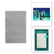 Load image into Gallery viewer, Spellbinders - 3D Embossing Folder 5.5&quot;x8.5&quot; - Origami Folds. This embossing folder that is full of fun fold designs that mimics origami. This versatile 3D Embossing Folder can texturize a surface of various card sizes from A2-size to a Slimline. Available at Embellish Away located in Bowmanville Ontario Canada.
