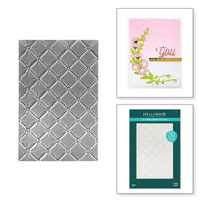 Cargar imagen en el visor de la galería, Spellbinders - 3D Embossing Folder - Tufted. This embossing Folder can texturize a surface of various card sizes from A2 to a Slimline Size. For the most detailed impression, lightly mist the cardstock on both sides with water before embossing. Available at Embellish Away located in Bowmanville Ontario Canada
