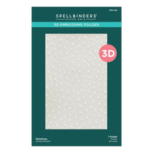 Load image into Gallery viewer, Spellbinders - 3D Embossing Folder By Vicki Papaioannou - Raindrops. Raindrops 3D embossing folder is an embossing folder with a wonderful background filled with drops of rain. Available at Embellish Away located in Bowmanville Ontario Canada.
