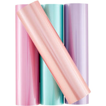 Load image into Gallery viewer, Spellbinders - Glimmer Foil Variety Pack - 4/Pkg - Satin Pastels. Satin Pastels Variety Pack comes in four different colors. Each roll is 15-foot with a width of 5-inches. Colors include Pastel Peach, Pastel Lavender, Pastel Mint, and Pastel Pink. Available at Embellish Away located in Bowmanville Ontario Canada.
