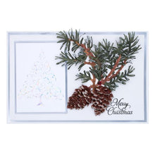 Load image into Gallery viewer, Spellbinders - Glimmer Hot Foil Plate - Flourished Tree- Winter Garden. Available at Embellish Away located in Bowmanville Ontario Canada. Card example by brand ambassador.
