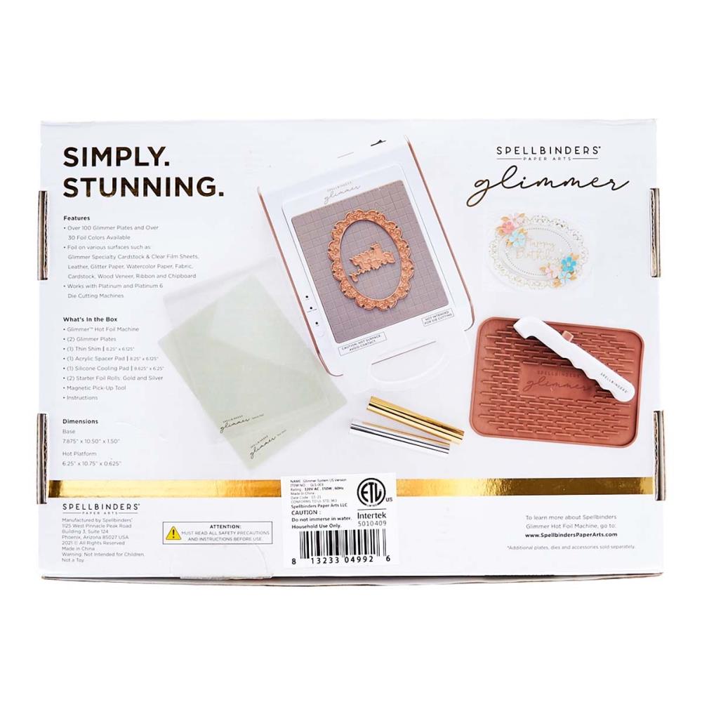 Spellbinders Glimmer Hot Foil System セット NEW & IMPROVED GLIMMER HOT FOIL SYSTEM – Pinkfresh Studio