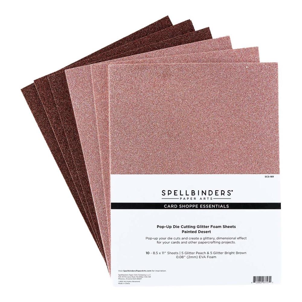 Spellbinders - Glitter Foam Sheets 8.5