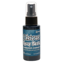 गैलरी व्यूवर में इमेज लोड करें, Tim Holtz - Distress Spray - Stain. Spray directly on porous surfaces a quick, easy ink coverage. Mist with water to blend color and get mottled effects. This package contains one 1.9oz. Comes in a variety of colors. Available at Embellish Away located in Bowmanville Ontario Canada. Uncharted Mariner
