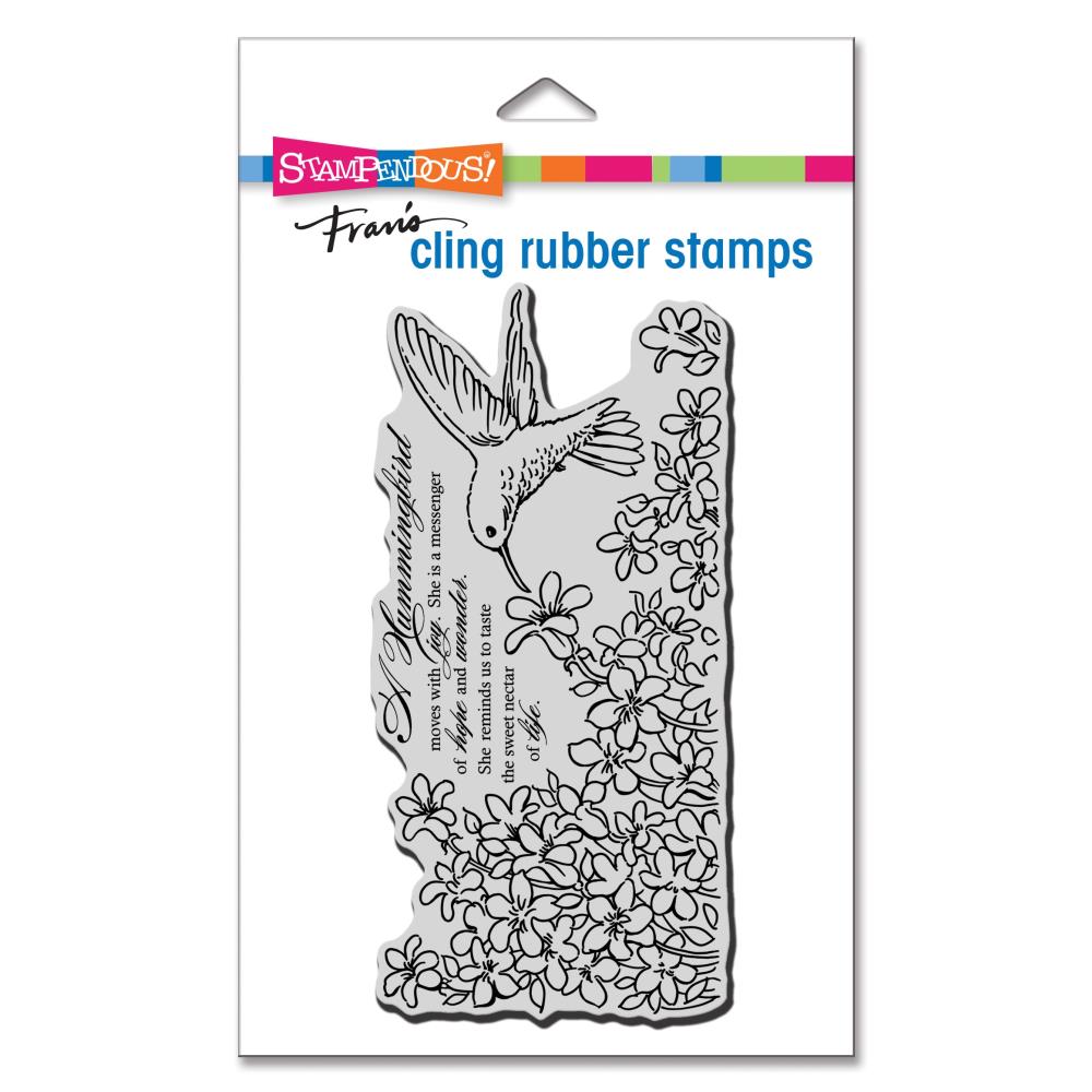 Stampendous - Cling Stamp - Mini Humming Joy. Available at Embellish Away located in Bowmanville Ontario Canada.