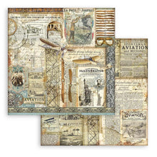 Load image into Gallery viewer, Stamperia - Backgrounds Double-Sided Paper Pad 8&quot;X8&quot; - 10/Pkg - Sir Vagabond Aviator - 10 Designs/1 Each. Available at Embellish Away located in Bowmanville Ontario Canada.
