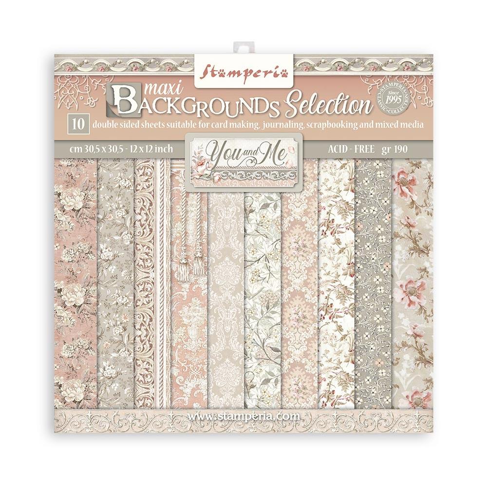 Stamperia - Backgrounds Double-Sided Paper Pad 12