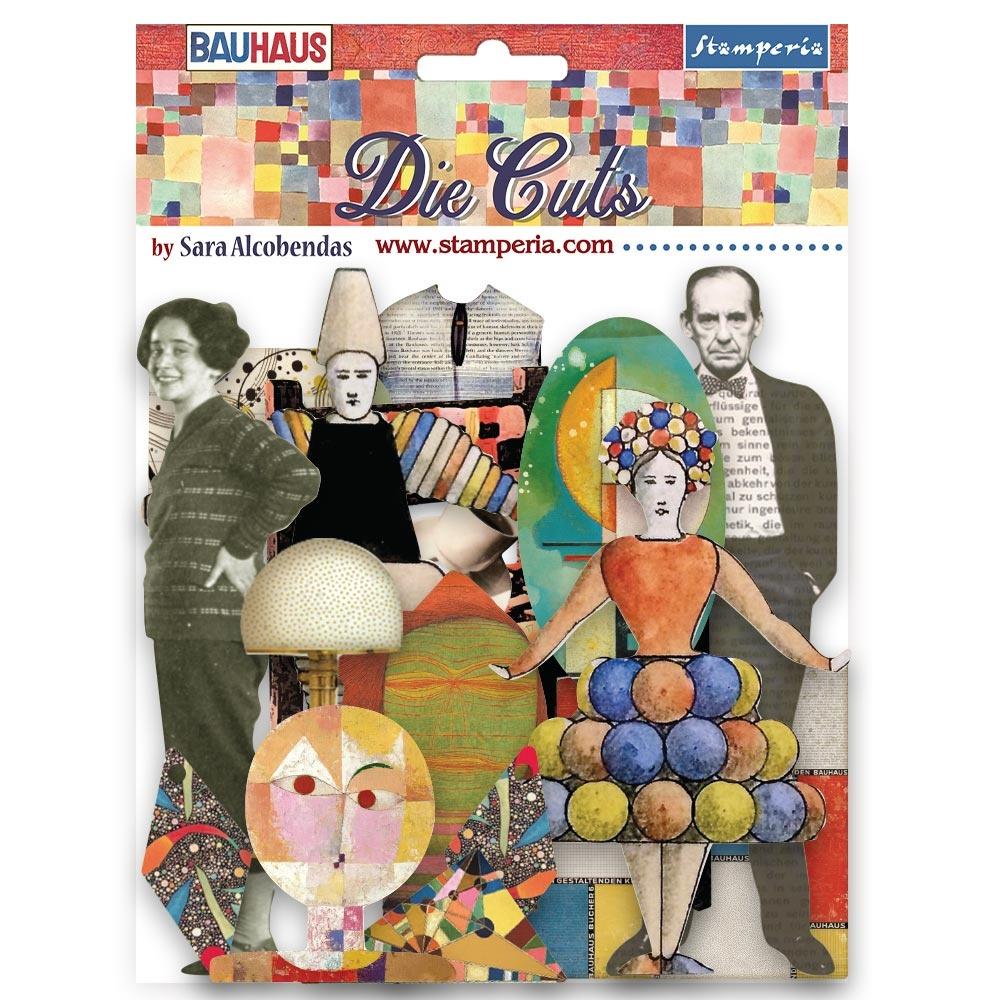 Stamperia - Die-Cuts - Bauhaus. Available at Embellish Away located in Bowmanville Ontario Canada.