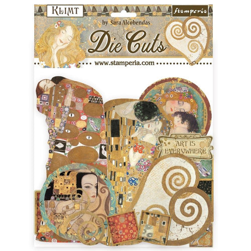 Stamperia - Die-Cuts - Klimt. Available at Embellish Away located in Bowmanville Ontario Canada.