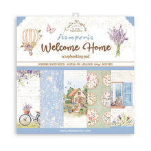 Load image into Gallery viewer, Stamperia - Double-Sided Paper Pad 12&quot;X12&quot; - 10/Pkg - Create Happiness Welcome Home. Start your project off right with the perfect paper for scrapbook pages, greeting cards, bookmarks, gift cards, mixed media and much more! Available at Embellish Away located in Bowmanville Ontario Canada.
