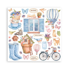 Load image into Gallery viewer, Stamperia - Double-Sided Paper Pad 8&quot;X8&quot; - 10/Pkg - Create Happiness Welcome Home. Start your project off right with the perfect paper for scrapbook pages, greeting cards, bookmarks, gift cards, mixed media and much more! Imported.

