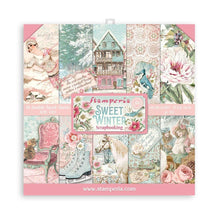 Load image into Gallery viewer, Stamperia - Double-Sided Paper Pad 12&quot;X12&quot; - 10/Pkg - Sweet Christmas - 10 Designs/1 Each. Available at Embellish Away located in Bowmanville Ontario Canada.
