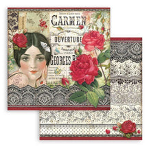 Charger l&#39;image dans la galerie, Stamperia - Double-Sided Paper Pad 6&quot;X6&quot; - 10/Pkg - Desire. Available at Embellish Away located in Bowmanville Ontario Canada.
