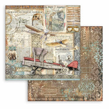 Load image into Gallery viewer, Stamperia - Double-Sided Paper Pad 8&quot;X8&quot; - 10/Pkg - Sir Vagabond Aviator - 10 Designs/1 Each. Available at Embellish Away located in Bowmanville Ontario Canada.
