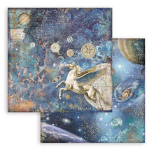 Load image into Gallery viewer, Stamperia - Double-Sided Paper Pad 8&quot;X8&quot; - 10/Pkg - Cosmos Infinity. This package includes 10 Designs/1 Each. Available at Embellish Away located in Bowmanville Ontario Canada.
