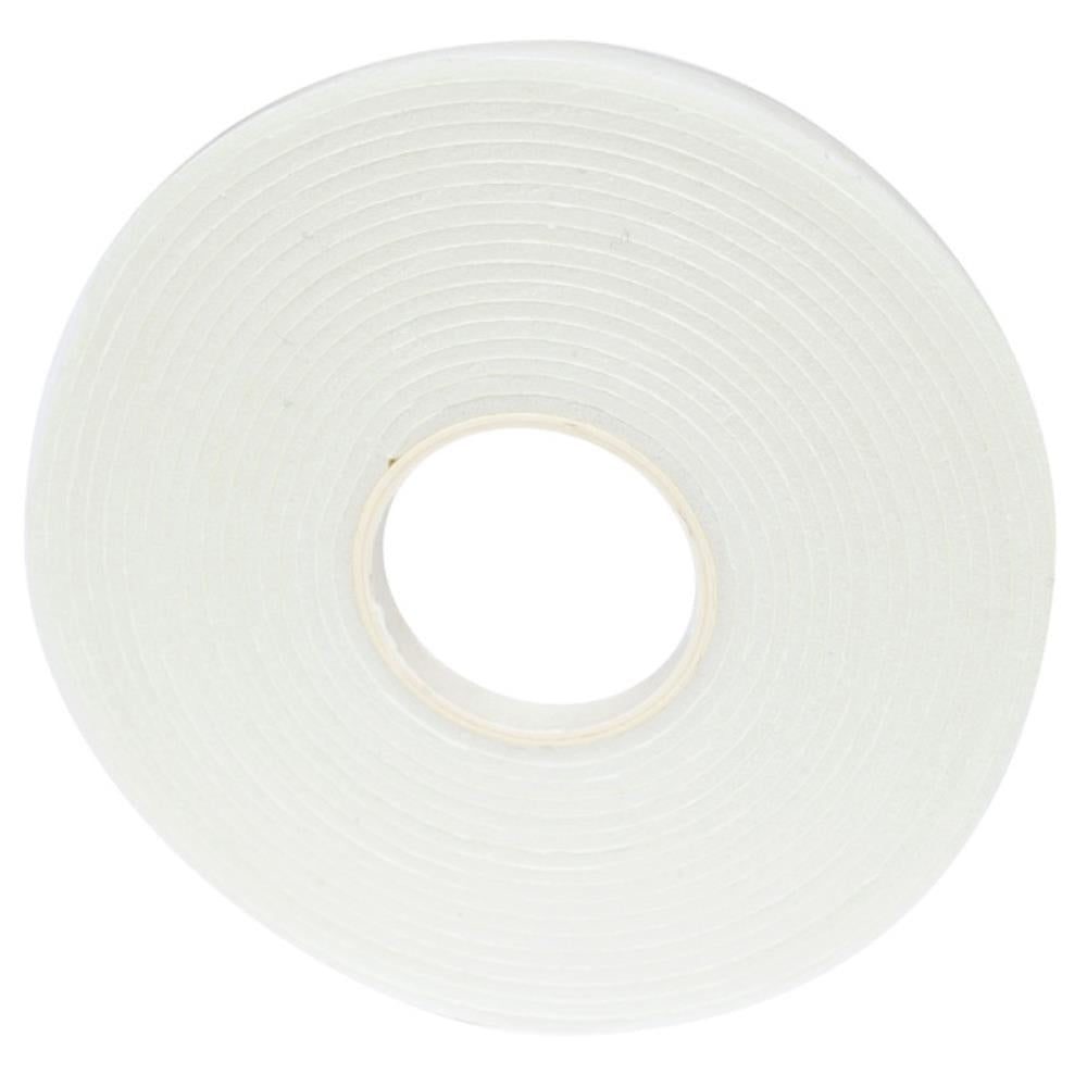 Sticky Thumb - Double-Sided Foam Tape - 3.94 Yards - White, 0.25