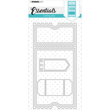 Load image into Gallery viewer, Studio Light - Cutting Die Slimline Essentials - nr.35 - 210x105mm. Use this cutting die to make cards or use in your scrapbooking projects. Size: 4.1 x 8.3 inches. Available at Embellish Away located in Bowmanville Ontario Canada.
