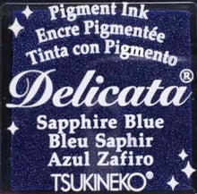 Cargar imagen en el visor de la galería, Tsukineko - Delicata Pigment Ink Pad small ink pad, perfect size for those who want to take it on the go and not take up too much storage room. Available in a Variety of colours, each sold separately. Available at Embellish Away located in Bowmanville Ontario Canada.
