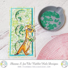 Load image into Gallery viewer, The Rabbit Hole Designs - Stamp Set - Caffeinated - Meerkat - 3x4. Deeply etched, clear photopolymer stamps for precise placement. Made in USA. Available at Embellish Away located in Bowmanville Ontario Canada. Card design by Shanna S.
