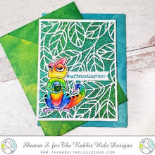 Charger l&#39;image dans la galerie, The Rabbit Hole Designs - Stamp Set - 3x4 - Chameleon. Deeply etched, clear photopolymer stamps for precise placement. Made in the USA. Available at Embellish Away located in Bowmanville Ontario Canada. Card design by Shanna S.
