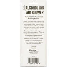 Load image into Gallery viewer, Tim Holtz - Alcohol Ink Blower. A convenient hand held tool for manipulating alcohol ink movement with air. The rubber squeeze bulb allows you to control the flow of air by adjusting the amount of pressure you use. This 3.75x9.25x2.5 inch package contains one alcohol ink blower. Imported. Available at Embellish Away located in Bowmanville Ontario Canada.
