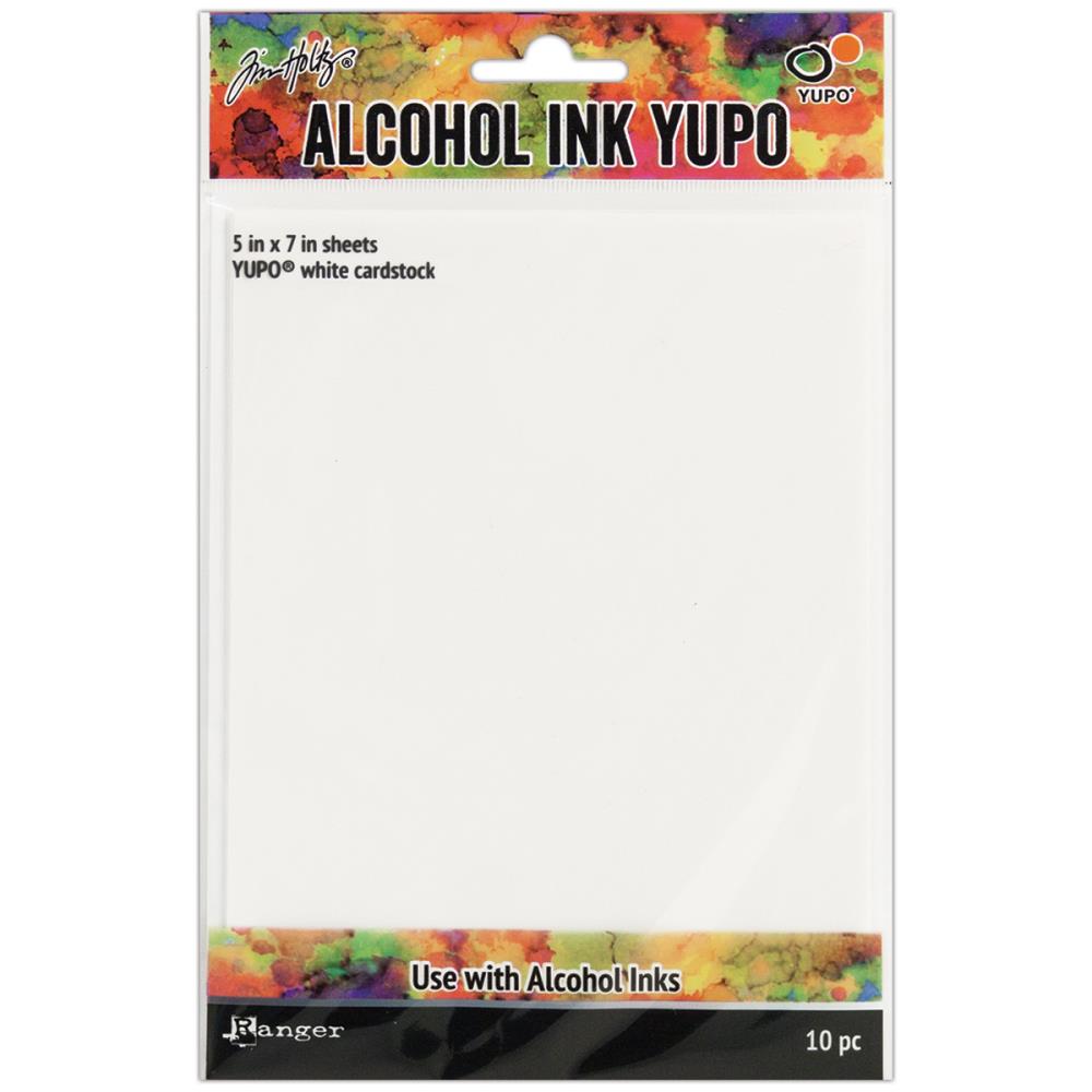 Tim Holtz - Alcohol Ink White Yupo Paper - 10 Sheets 5