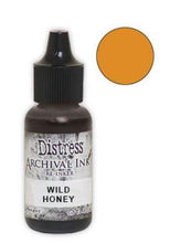 गैलरी व्यूवर में इमेज लोड करें, Tim Holtz® Re-Inkers can be used to re-ink Distress Archival Ink Pads, which are sold separately. They are Acid Free, Non-Toxic and Fade Resistant. Package contains one Tim Holtz® Distress® Archival Re-Inker, 0.5 ounces. Available in assorted colors, each sold separately. Made in the USA. Available at Embellish Away located in Bowmanville Ontario Canada. Wild Honey
