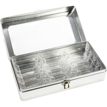 Load image into Gallery viewer, Tim Holtz - Distress Ink Pad Tin. The ideal storage for Tim Holtz Distress Ink Pads and Distress Oxide Ink Pads (sold separately). Organize and transport ink pads easily in this convenient tin. Features a clear window and hinged metal closure. Available at Embellish Away located in Bowmanville Ontario Canada.
