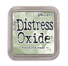 Load image into Gallery viewer, Tim Holtz - Distress Oxide Pad - Large. Create an aged look on papers, fibers, photos and more! This package contains one 2-1/4x2-1/4 inch ink pad. Comes in a variety of distressed colors. Each sold separately. Available at Embellish Away located in Bowmanville Ontario Canada. Bundled Sage
