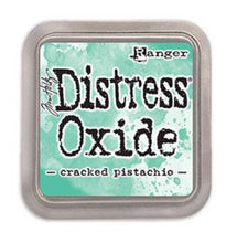 Load image into Gallery viewer, Tim Holtz - Distress Oxide Pad - Large. Create an aged look on papers, fibers, photos and more! This package contains one 2-1/4x2-1/4 inch ink pad. Comes in a variety of distressed colors. Each sold separately. Available at Embellish Away located in Bowmanville Ontario Canada. Cracked Pistachio

